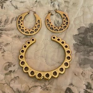 Lucky Brand bracelet & earring set